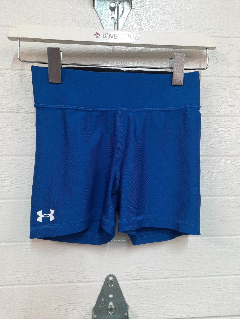 Under Armour Blue Ladies Athletic Compression Shorts